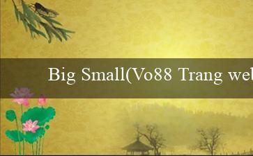 Big Small(Vo88 Trang web cá cược trực tuyến hàng đầu)